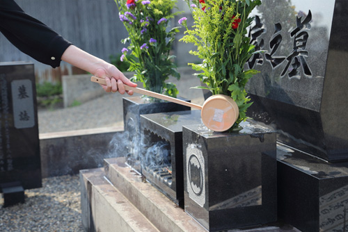 お墓参り,月命日